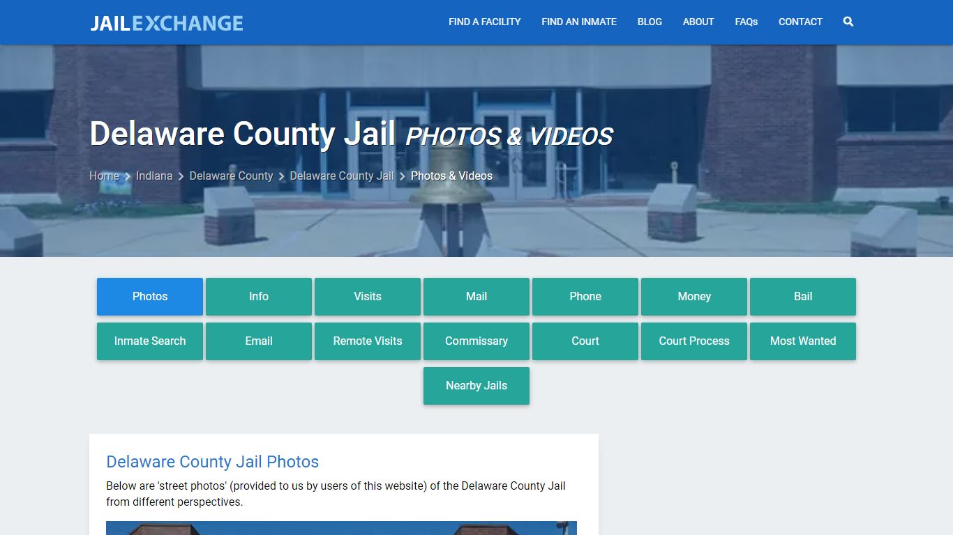 Photos & Videos - Delaware County Jail, IN - Jail Exchange